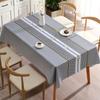 Toalha de Mesa para Casa Impermeável e à Prova de Óleo Sem Lavar Toalha de Mesa de Alta Qualidade Estilo Ins Tapete para Mesa de Jantar Pied-de-poule