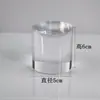 Suporte de Exibição Cilíndrico de Acrílico, Rack de Exibição de Joias de Alta Transparência, Base para Cosméticos, Suporte para Modelos