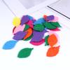 Parche de tela no tejida de múltiples formas de color, apliques, bricolaje, hecho a mano, almohadilla de fieltro para ropa, libro, 100 piezas