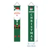 Fábrica de Guangzhou Venda Quente Transfronteiriça Couplets de Natal Personalizados Decoração de Varanda para Feriados Bandeira Pendurada Banner do Papai Noel