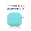 Adequado para a Nova Capa de Fone de Ouvido Airpods4, Capa Protetora de Fone de Ouvido Apple, Capa Protetora de Fone de Ouvido AirPods Pro3