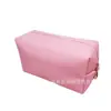 Venda Quente Transfronteiriça Cor Dopamina Couro Armazenamento de Maquiagem Octogonal Quadrado Pequeno Bolsa Simples Cor Sólida Presente Bolsa de Maquiagem