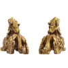 Yang Tong Ji Fabricante Atacado Ornamentos de Pixiu de Cobre para Decoração de Casa e Escritório Pixiu de Cobre Unicórnio da Fortuna