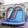 Escorregador inflável em formato de coração de pêssego equipamento de diversão infantil parque aquático inflável Castelo Travesso fábrica de trampolins vendas diretas