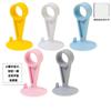 Batente de Porta de Silicone Tipo Pressão para Vaso Sanitário, Maçaneta de Porta de Banheiro, Bloqueador de Porta de Vaso Sanitário Atrás da Porta, Batente de Porta Superior Sem Furo