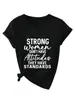 Las mujeres fuertes no tienen Camiseta de Mujer de Cuello en V Spot Simple Versátil Manga Corta Amazon eBay