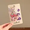 Nuevos Accesorios para el Cabello Estilo Coreano para Niños, Pinzas para el Cabello de Flor de Tela, Pasadores de Corazón de Colores Caramelo, Pinzas para Flequillo y Mechones de Cabello de Niñas