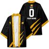 Anime adolescente quimono capa casaco 3D impressão digital casual CarDigan roupa masculina atacado