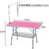 Mesa de Banho e Tosa para Pets Mesa de Tosa para Cachorros Cães de Raça Grande Gato Dobrável Banho Tosagem Secagem com Soprador Mesa Portátil Pet Shop
