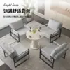Sillón Individual Nórdico, Sofá Perezoso, Silla de Ocio Minimalista de Hierro Forjado de Lujo Ligero Estilo Italiano, Silla Tigre para Sala de Estar de Apartamento Pequeño