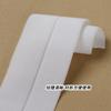 En stock banda elástica envolvente de borde de hilo blanco y negro costilla gruesa dobladillo de puño de chamarra plegable tira enrollable de borde