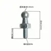 Resorte de Gas Bola Cabeza Tornillo M6M8 Roscado Perno de Bola Tallo de Bola Accesorios de Varilla Expulsora de Maletero Varilla Hidráulica Pasador de Bola de Tornillo Varilla