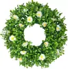 Guirlanda Artificial de Margaridas Artificiais Natal Ação de Graças Outono Festa de Casamento Decoração de Feriado para Pendurar em Portas e Janelas de Casa