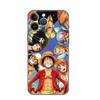 Adecuado para Funda de Teléfono iPhone 17, Funda de Teléfono de Moda para Hombre Nueva de Una Pieza Dibujos Animados Anime Luffy Zoro