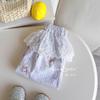 Femenino. Pantalones de Verano Nuevos Cómodos para Niños Sueltos Ligeros Transpirables de Encaje Anti-mosquitos Pantalones Casuales para Bebé Niña