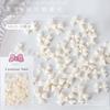 Accesorios para Uñas Carrillones de Viento Lazo Nudo de Lazo Tridimensional Mate Cinta de Resina Nudo de Regalo Accesorios de Pedrería para Uñas 30 Piezas