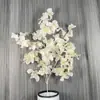 Flor Artificial de Boda para Techo Salón de Bodas Princesa Decoración Suave Decoración de Arreglo Floral Guía de Camino Flor Artificial Copo de Nieve Individual