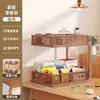 Prateleira de Armazenamento para Mesa de Trabalho Porta-Copos Mesa de Jantar Aparador Caixa de Armazenamento Multicamada para Frutas e Lanches Tampo da Mesa Porta-Saquinhos de Chá Porta-Copos