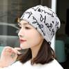 Nuevo cuello para mujer otoño e invierno doble capa protección cálida para el cuello bufanda intercambiable sombrero pañuelo para la cabeza gorro de punto para mujer gorro retorcido máscara