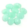 Contas Coloridas Acrílicas de Formato Irregular Jade Sintético Gradiente Duas Cores Oval Soltas Acessórios para Pulseira Colar Pingente DIY