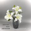 Especial transfronterizo para la nueva simulación de flores 3D, pequeñas flores de lirio para bodas, materiales florales para decoración en el lugar del hotel.