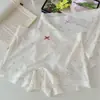 A216 # Bragas Dulces de Seda de Hielo para Mujer de Cintura Media, Transpirables y Cómodas, Sensación Fresca, Entrepierna de Seda 10A.