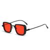 Novos Óculos de Sol Indianos Transfronteiriços 58157 Masculino Retrô Borda Grossa Moda Armação Quadrada de Metal Óculos de Sol Tendência