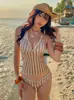 Bikini de dos piezas nuevo para mujer 2026, adelgazante y sexy, para usar en la playa, el resort y aguas termales. Envío directo disponible.