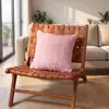 Xu Ai Terciopelo de Conejo de Imitación Doble Cara Corte de Grano de Maíz Terciopelo Funda de Cojín para Almohada Sala de Estar Sofá Funda de Cojín Suave y Esponjosa