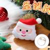 Outono e inverno novo broche de natal boneco de neve pelúcia alce desenho japonês faça você mesmo pingente bolsa fofa joias de animais