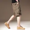 Shorts de Trabajo de Verano para Hombre, Tendencia Americana, Holgados, Frescos, Transpirables, Hombres Simples, Deportivos, Casuales para Exteriores, Bermudas