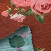 Xiaoqingfeng Tela Jacquard de Rosa Maleta Cojín Decorativo Almohada Mantel para Sofá Tela para Cortina Fabricante Stock Disponible