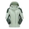 Jaqueta de Montanhismo 3 em 1 Resistente ao Vento, Impermeável e Quente para Homens e Mulheres com Capuz Outono Inverno Roupa Externa com Fleece Adicionado