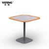 Pátio Ya Teng Sofá de Rattan Nórdico para Exterior Cadeira de Rattan para Lazer no Jardim Combinação de Mesa de Madeira Maciça Personalizado de Fábrica