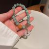 Nuevo Estilo Chino Estilo Retro Dosel de Loto Hebilla Ping An Pulsera de Jade Diseño Nicho Sentido Avanzado Pulsera para Tocador