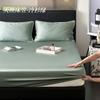 2024 nuevo 60 LF Tencel Lanjing color sólido de una sola capa funda protectora para colchón de cama elevada colcha Simmons
