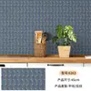 Pintura Decorativa de Estilo Vintage Pintada a Mano con Hoja de Ginkgo para Pared de Fondo de Sala de Estar, Personalizada Transfronteriza, Papel Tapiz con Acabado Antiguo de Alta Gama