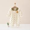Mamelucos para Bebé, Ropa de Salida de Primavera y Otoño, Ropa para Gatear de Terciopelo Suave Categoría a para Bebé Niña, Ropa de Algodón Puro para Recién Nacido