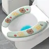 Almofada de Vaso Sanitário Adesiva Lavável Anel de Vaso Sanitário Adesivo Tampa de Vaso Sanitário Vareta de Vaso Sanitário de Verão