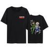 Full-time HUNTER desenho animado japonês HUNTER x HUNTER meninas estampado verão pescoço redondo camiseta manga curta