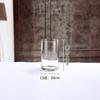 Jarrón de Vidrio Transparente Recto Sencillo para Flores Frescas, Bambú Cultivado en Agua, Recipiente para Arreglos Florales, Decoración de Mesa para Sala de Estar del Hogar Venta al por Mayor