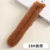 Palitos torcidos de pelo de coelho extra-grossos, fáceis de dobrar, macios e densos, para pingentes de boneca DIY feitos à mão. Atacado do fabricante