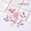 Mini Pequeno Fundo Pontiagudo Irregular Rosa Marquise Gota Lágrima Coração Gordinho Decorações de Arte de Unhas de Zircônia Atacado Item Quente Transfronteiriço