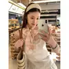Bufanda Larga de Seda Estilo Artístico de Alta Gama para Mujer, Bufanda Fina de Cuello Estilo Coreano para Primavera/Verano, Accesorio de Bufanda tipo Cinta Versátil