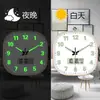 Relojes al por mayor para uso doméstico, Relojes luminosos de pared, Relojes de cuarzo para dormitorio y sala de estar, Relojes redondos, Relojes de pared de lujo ligero