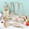 Directamente del Fabricante, Antiadherente, Resistente a Altas Temperaturas, Espátula y Cuchara de Silicona de Grado Alimenticio para Hornear, Juego de Cocina de 20 Piezas