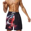 Pantalones Cortos Reductores de Edad para Hombre Verano Casual Sueltos Pantalones de Cinco Puntos para Hombre Moda Versátil de Longitud Media Pantalones de Playa Impresión Digital
