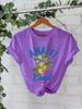 Camiseta de algodón de manga corta holgada de moda para comercio exterior transfronterizo de Amazon Costa AMALFI ITALIA