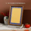 Cartão para Caligrafia de Microfibra Moldura de Madeira para Foto Decoração Moldura para Pintura Moldura para Montagem de Caligrafia Retangular Longo Pendurar na Parede Atacado