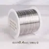 Rollo grande de 100 metros alambre de cobre conservador de color 0.2 mm material de tejido DIY hecho a mano alambre metálico filigrana alambre para enrollar alambre para envolver flor